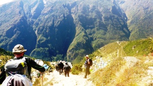 Hiking Back to Namche