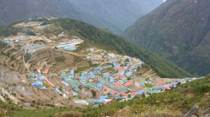 Namche - View from Track Above
