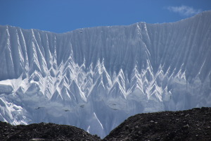 Snow & Ice Formations Over Chukhung Valley