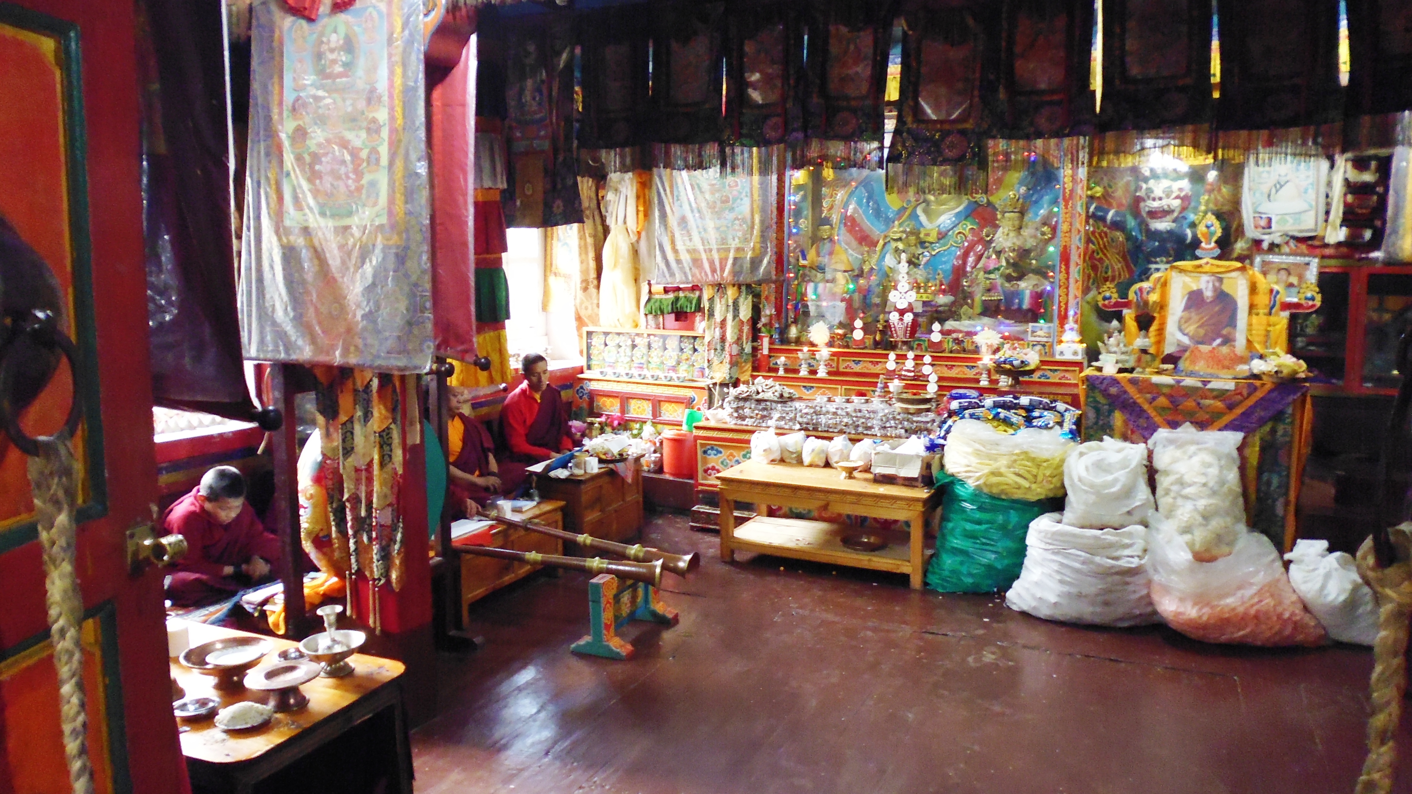 Inside Thaktul Monastery