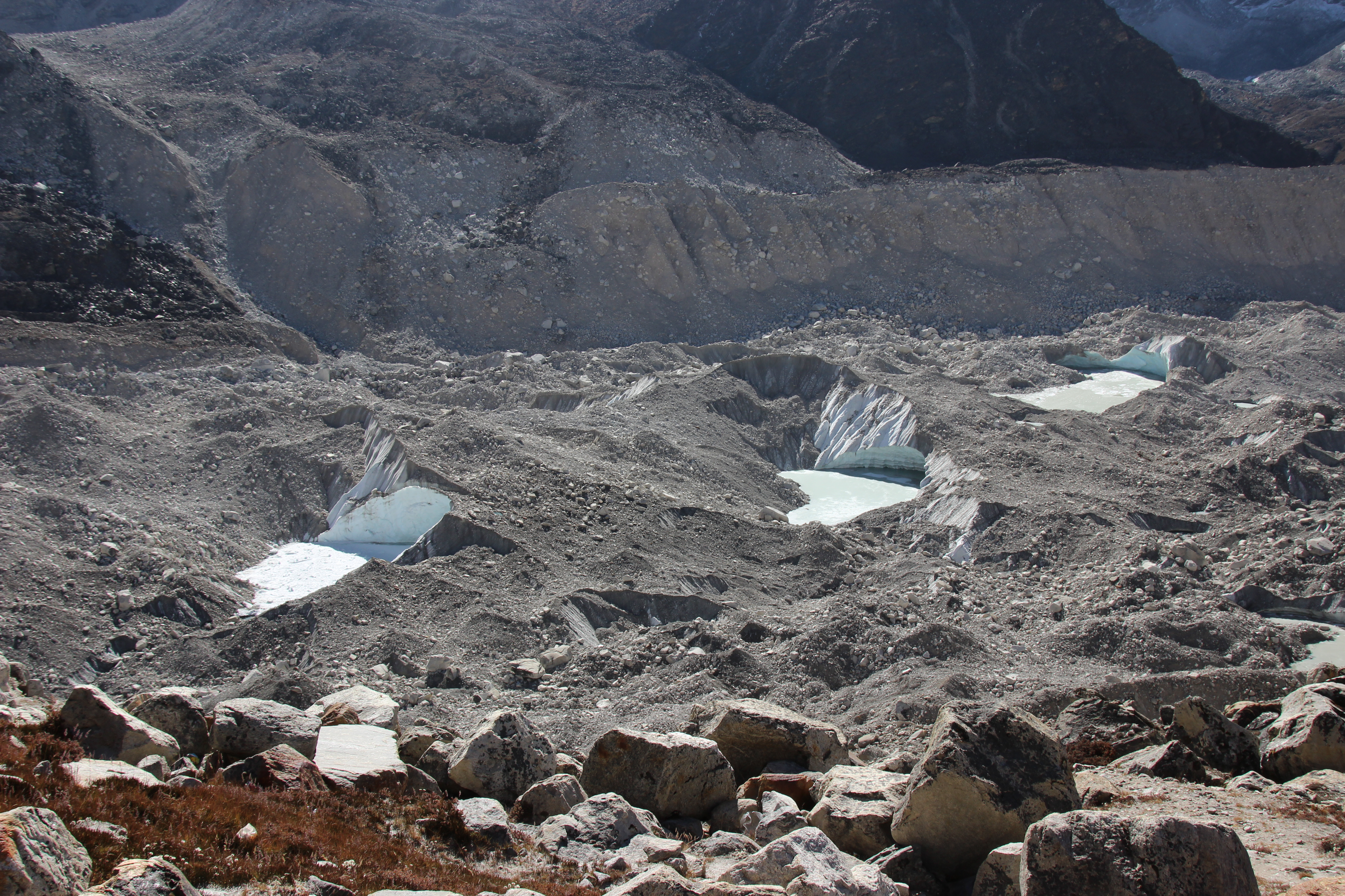 Ice Pools in the Glacier
