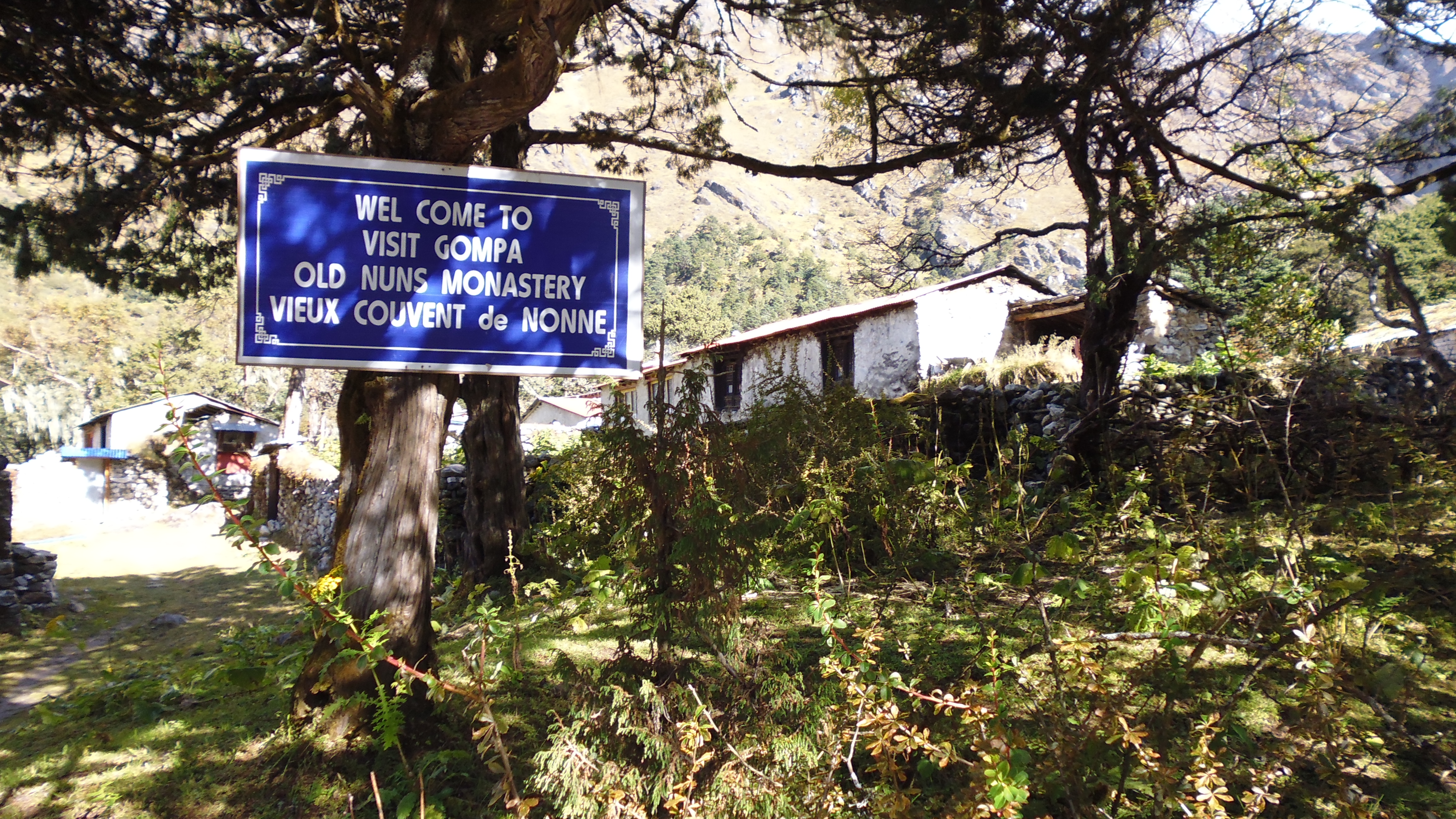 Sign for Old Nuns Monastery