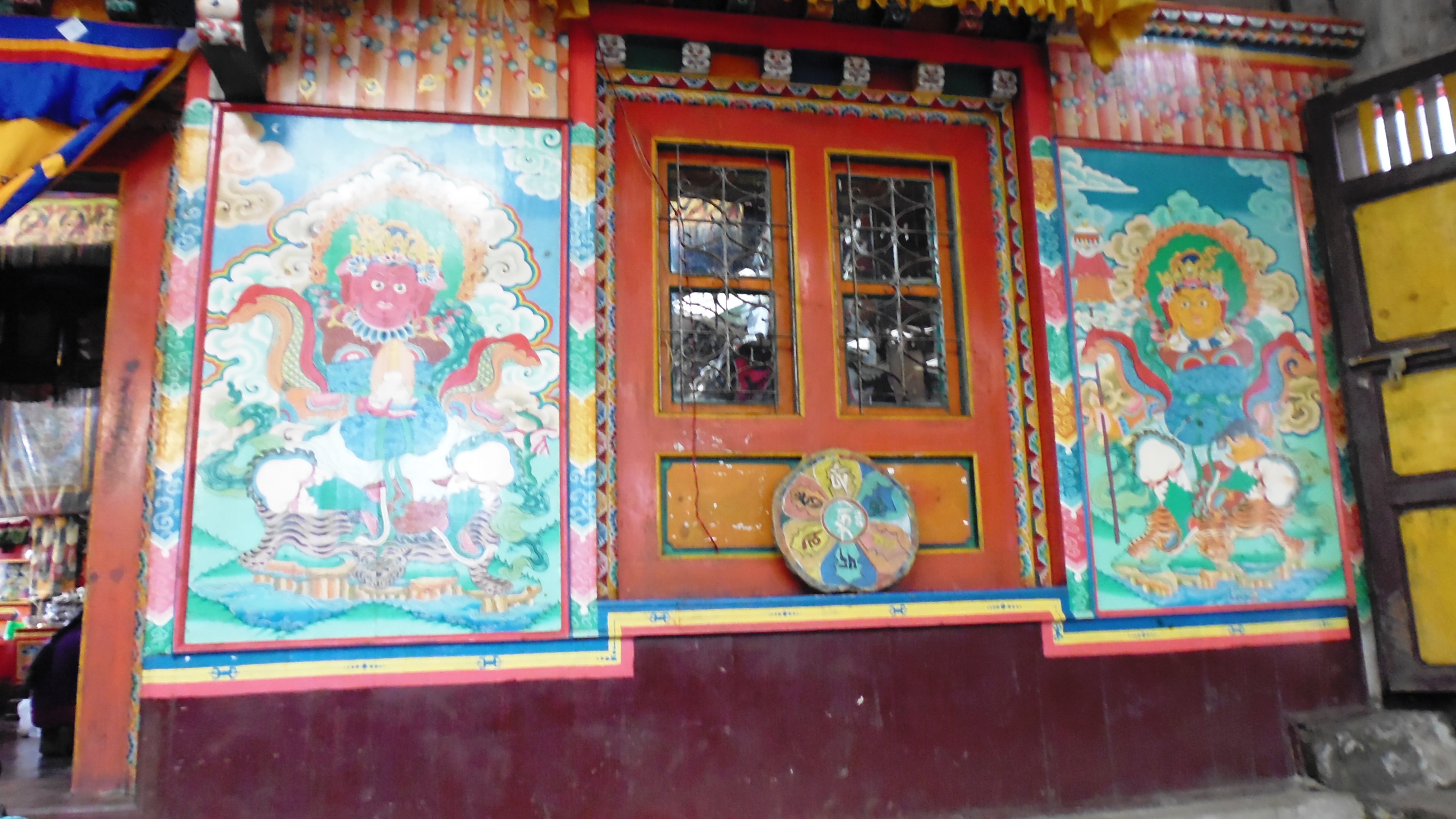 Doors at Thaktul Monastery